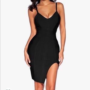 Sexy Black Bandage Dress Sz Medium